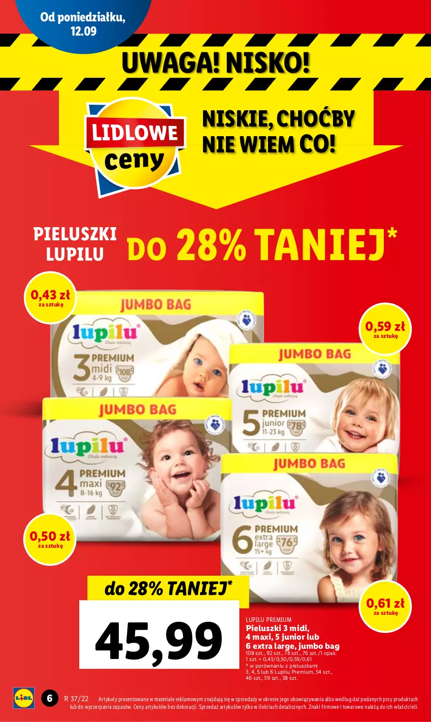 Gazetka promocyjna Lidl - GAZETKA - ważna 12.09 do 14.09.2022 - strona 6 - produkty: O Bag, Por, Waga