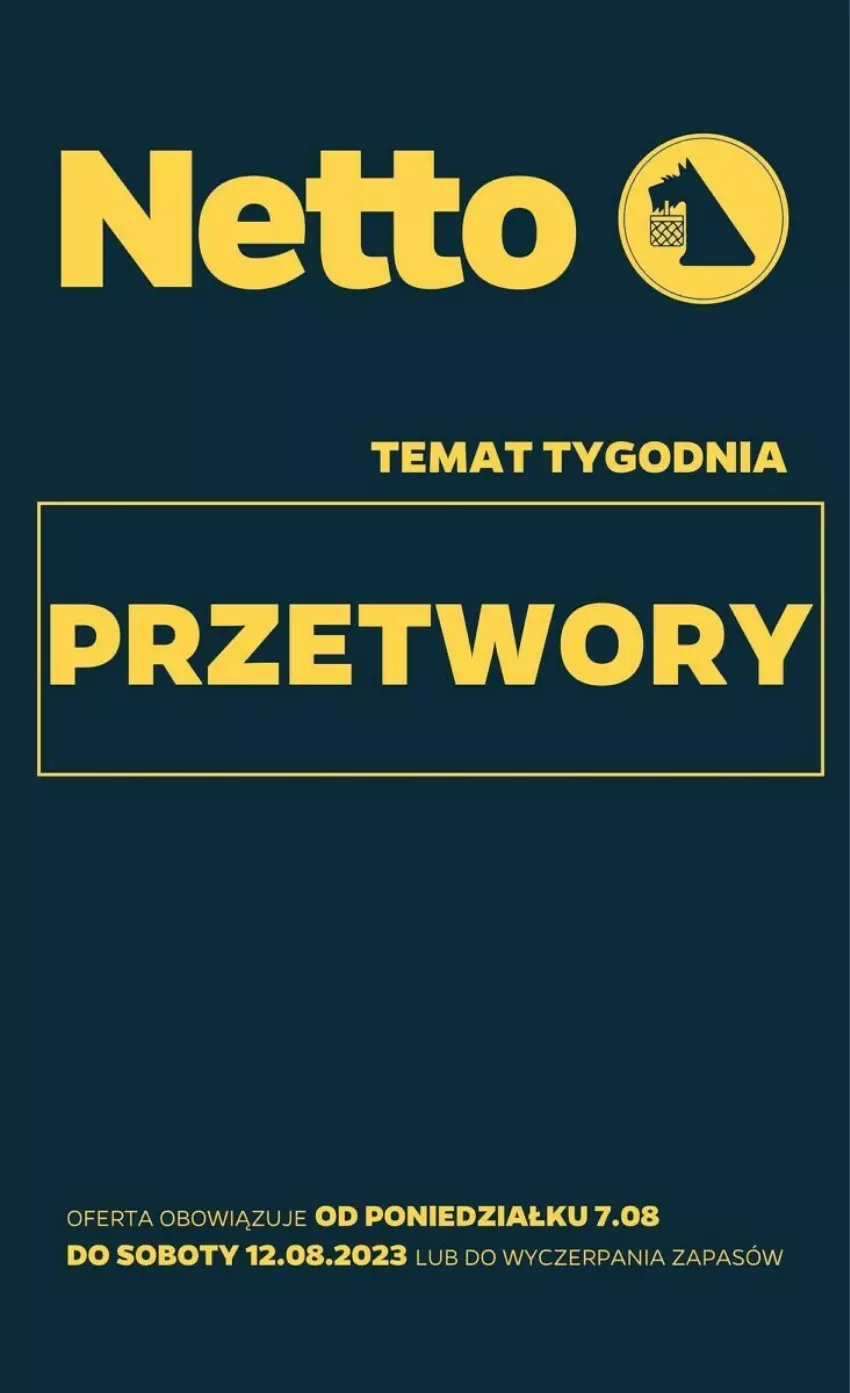 Gazetka promocyjna Netto - ważna 07.08 do 12.08.2023 - strona 1