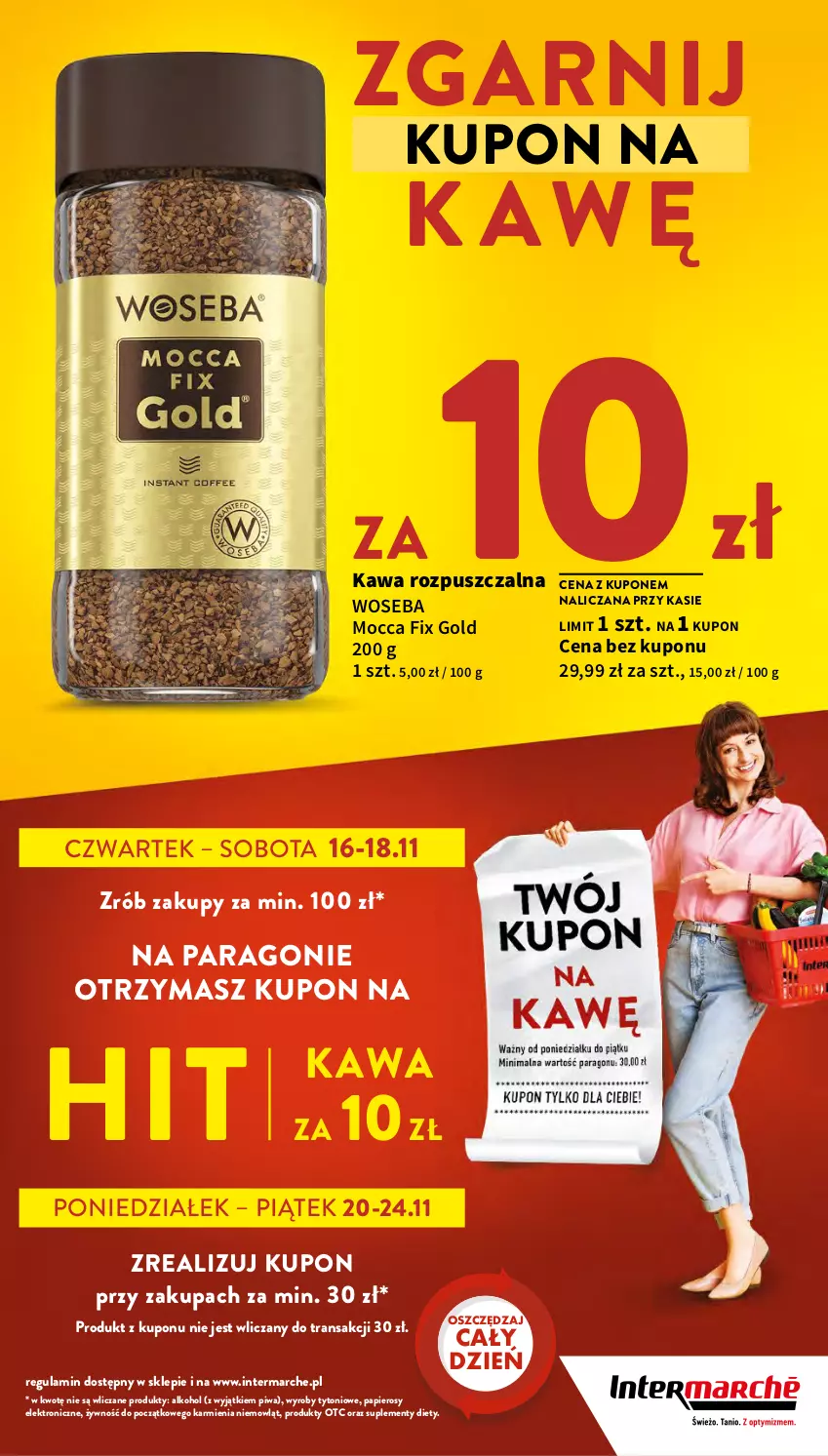 Gazetka promocyjna Intermarche - Gazetka Intermarche - ważna 16.11 do 22.11.2023 - strona 11 - produkty: Karmi, Kawa, Kawa rozpuszczalna, Mocca Fix Gold, Papier, Piwa, Tran, Woseba