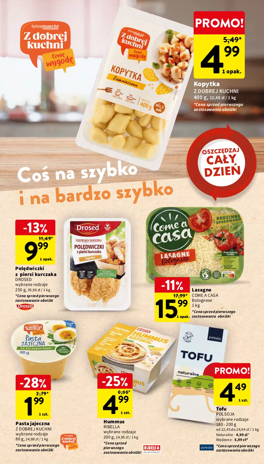 Gazetka promocyjna Intermarche - Gazetka Intermarche - ważna 16.11 do 22.11.2023 - strona 32 - produkty: Bell, Bella, Hummus, Kopytka, Kurczak, Lasagne, Mus, Tofu