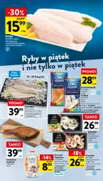 Gazetka promocyjna Intermarche - Gazetka Intermarche - Gazetka - ważna od 22.11 do 22.11.2023 - strona 30 - produkty: Halibut, Top, Grenadier, Karmazyn wędzony, Ryba, Stek, Kawa, Tusz, Panga, Krewetki, Koreczki śledziowe, Lazur