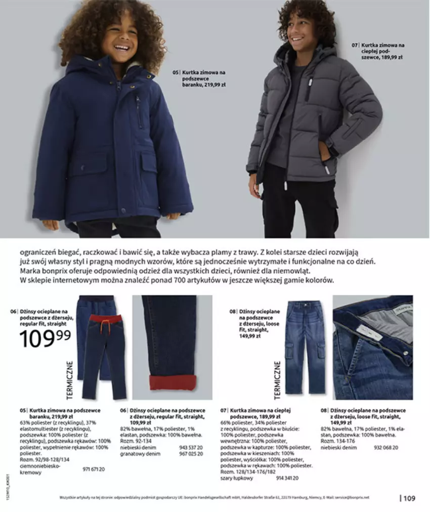 Gazetka promocyjna Bonprix - SIELANKOWY ROMANTYZM - ważna 18.11 do 29.12.2025 - strona 111 - produkty: Dzieci, Fa, Gra, Gry, Kasia, Kurtka, LG, Ole!