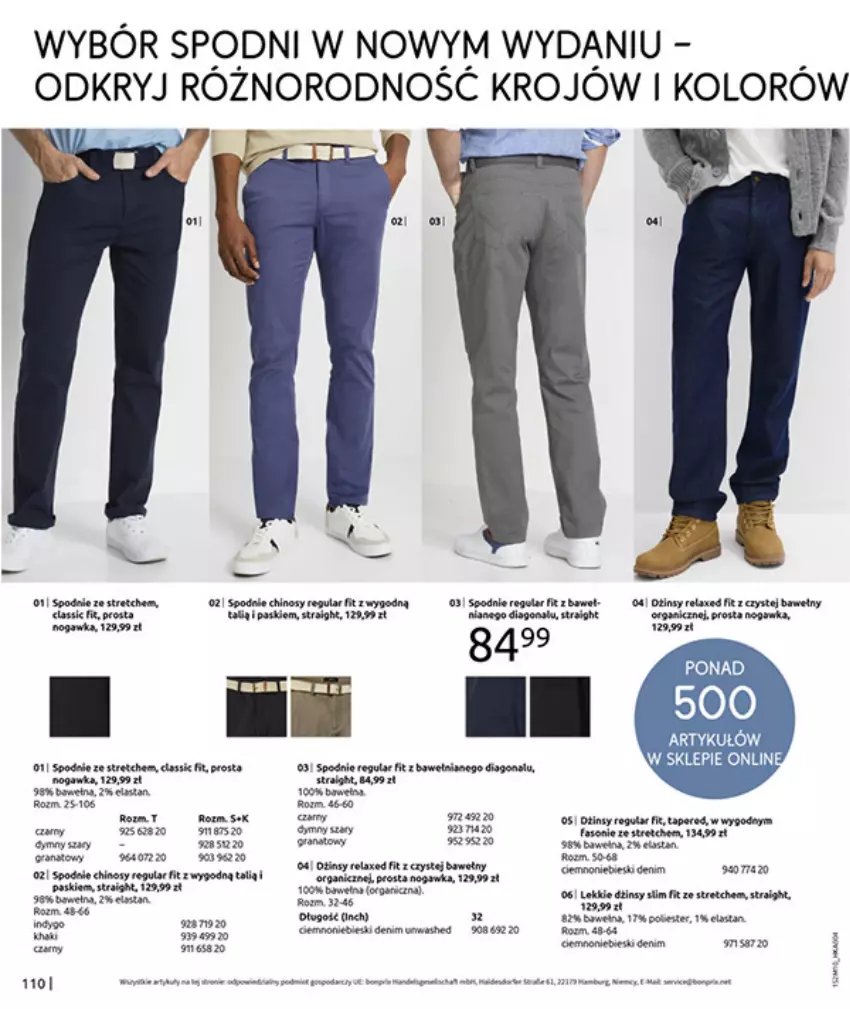 Gazetka promocyjna Bonprix - SIELANKOWY ROMANTYZM - ważna 18.11 do 29.12.2025 - strona 112 - produkty: AEG, Fa, LG, Płyta, Spodnie, Wełna