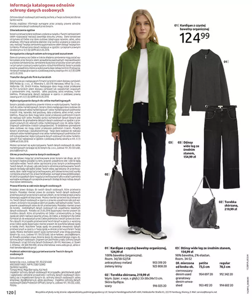 Gazetka promocyjna Bonprix - SIELANKOWY ROMANTYZM - ważna 18.11 do 29.12.2025 - strona 122 - produkty: Fa, Gra, Kardigan, Miecz, Torebka