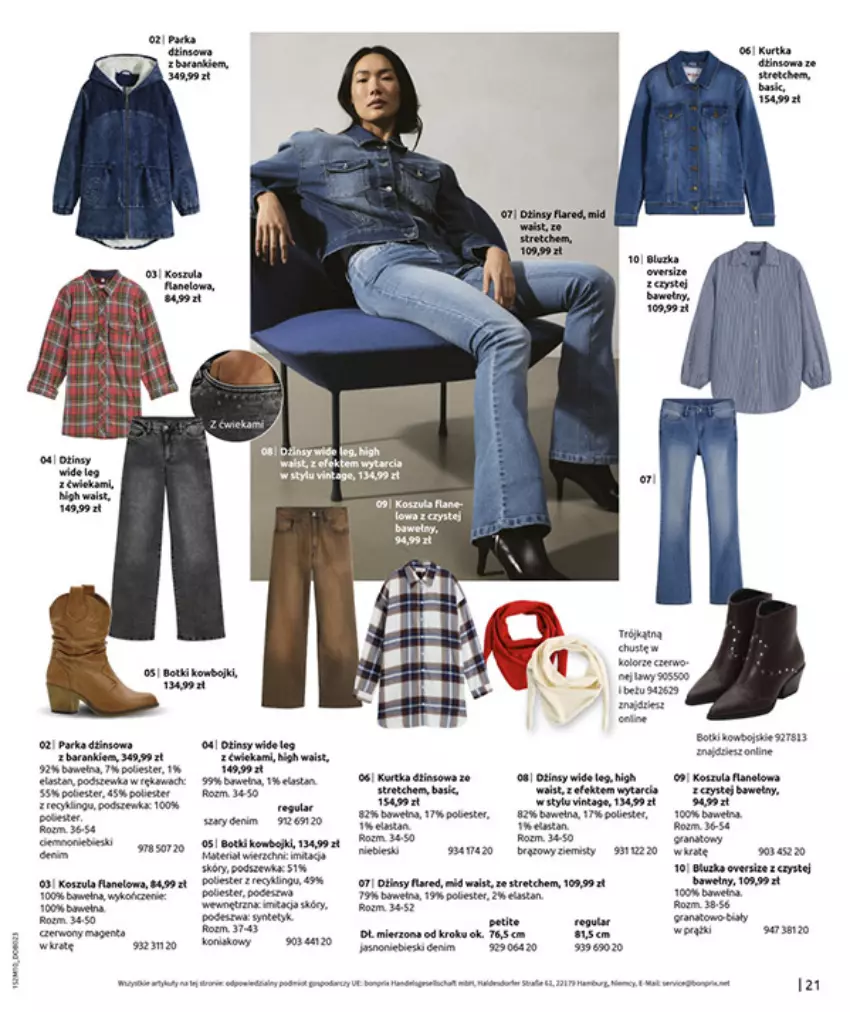 Gazetka promocyjna Bonprix - SIELANKOWY ROMANTYZM - ważna 18.11 do 29.12.2025 - strona 23 - produkty: Gra, Gry, Kawa, Kosz, Koszula, Kret, Kurtka, LANA, LG, Parka, Por, Ser, Wełna