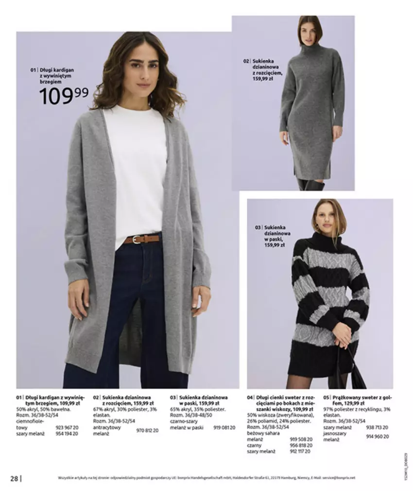 Gazetka promocyjna Bonprix - SIELANKOWY ROMANTYZM - ważna 18.11 do 29.12.2025 - strona 30 - produkty: Fa, LG, Piec, Sukienka