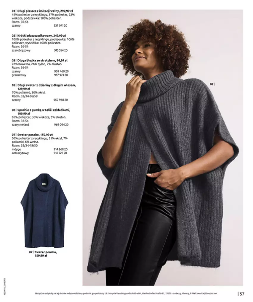 Gazetka promocyjna Bonprix - SIELANKOWY ROMANTYZM - ważna 18.11 do 29.12.2025 - strona 59 - produkty: Anew, Koc, LG, Płaszcz, Por