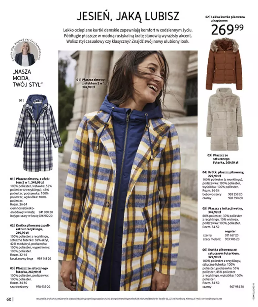 Gazetka promocyjna Bonprix - SIELANKOWY ROMANTYZM - ważna 18.11 do 29.12.2025 - strona 62 - produkty: AEG, Moda, Orka, Płaszcz, Płyta, Por, Rust