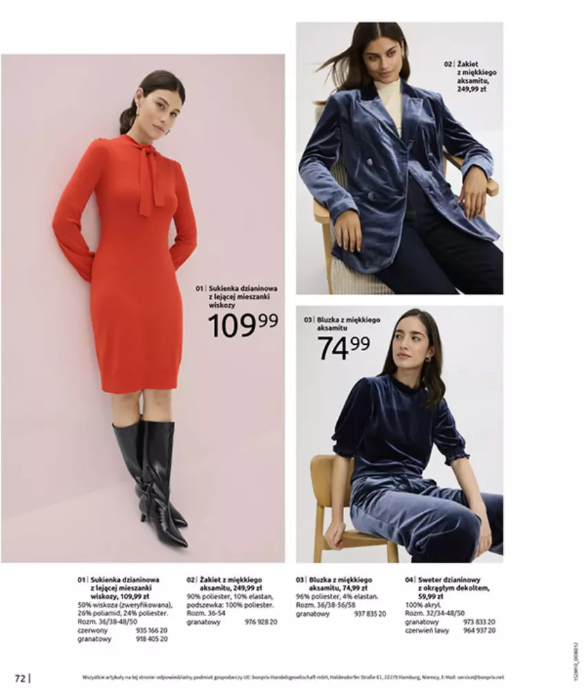 Gazetka promocyjna Bonprix - SIELANKOWY ROMANTYZM - ważna 18.11 do 29.12.2025 - strona 74 - produkty: AEG, Fa, Gra, Pur