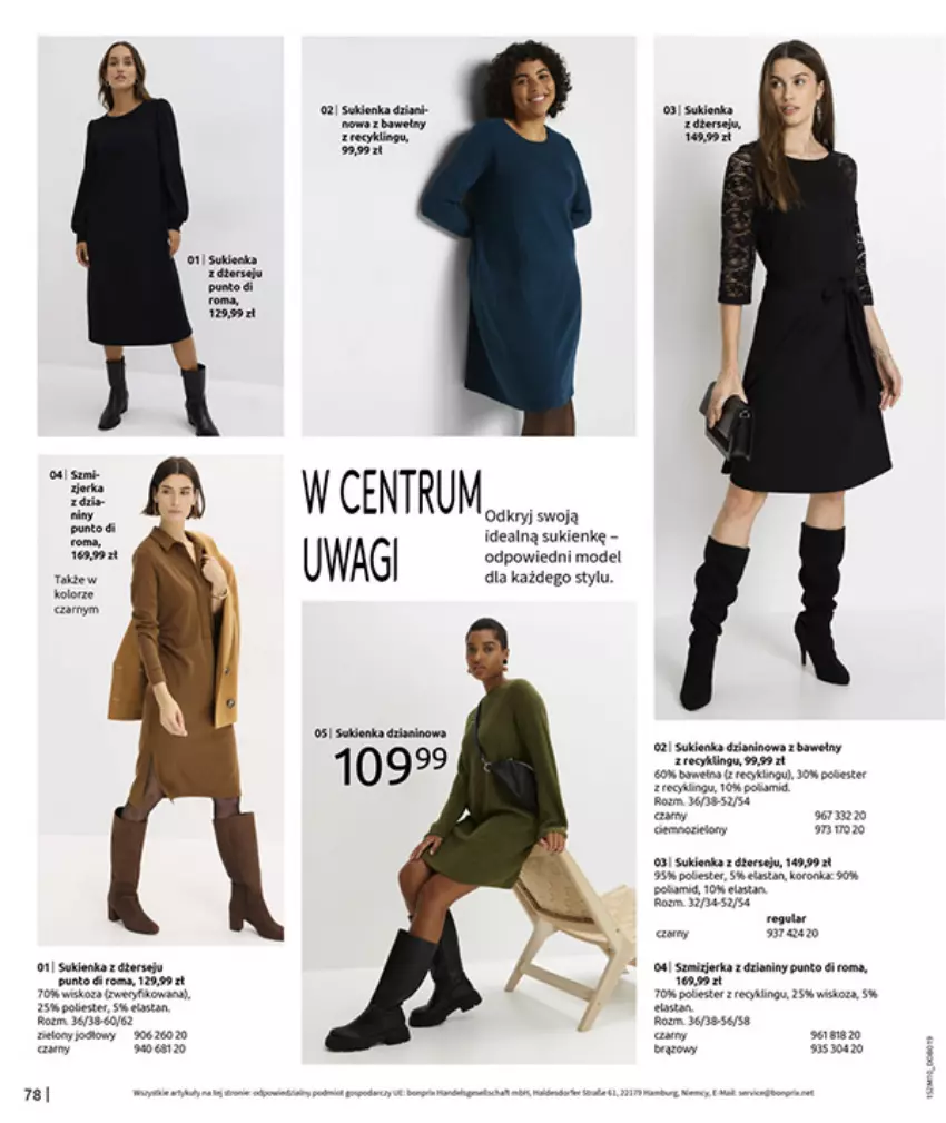 Gazetka promocyjna Bonprix - SIELANKOWY ROMANTYZM - ważna 18.11 do 29.12.2025 - strona 80 - produkty: Fa, Por, Rama, Rum, Sukienka