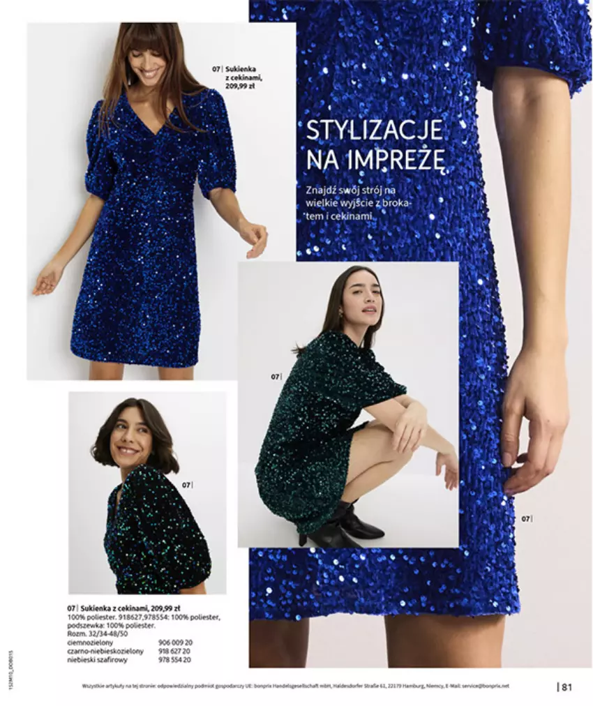 Gazetka promocyjna Bonprix - SIELANKOWY ROMANTYZM - ważna 18.11 do 29.12.2025 - strona 83 - produkty: Gra, Por, Sukienka, Toyo