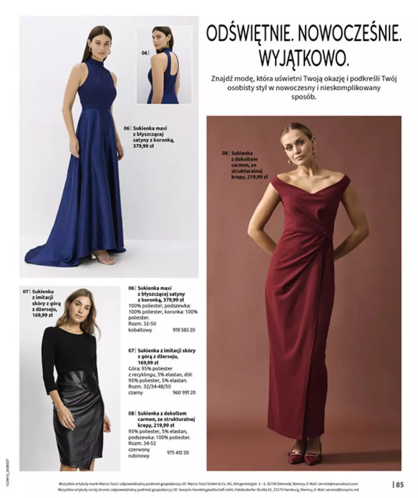 Gazetka promocyjna Bonprix - SIELANKOWY ROMANTYZM - ważna 18.11 do 29.12.2025 - strona 87 - produkty: Por, Sukienka