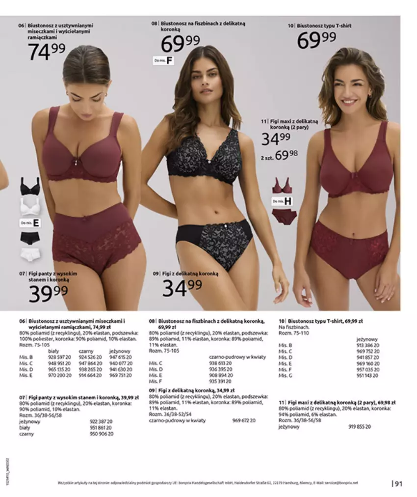 Gazetka promocyjna Bonprix - SIELANKOWY ROMANTYZM - ważna 18.11 do 29.12.2025 - strona 93 - produkty: Fa, Figi, Gra, LG, Miseczka, Sok, Sos, Tera