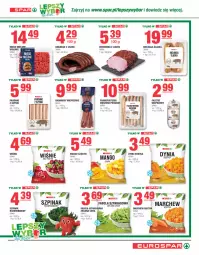 Gazetka promocyjna Spar - EuroSpar - Gazetka - ważna od 11.10 do 11.10.2023 - strona 9 - produkty: Piec, Mięso mielone, Parówki, Pasztet, Stek, Fasola, Fasola szparagowa, Frankfurterki, Kabanos, Mango, Kiełbasa, Mięso, Szpinak, Kiełbasa śląska, Fa