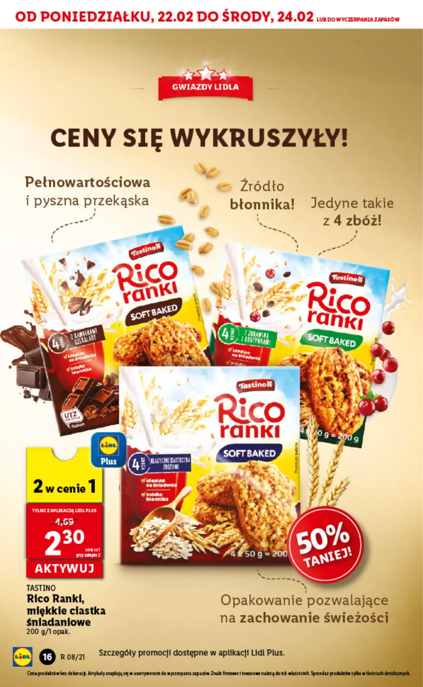 Gazetka promocyjna Lidl - GAZETKA - ważna 22.02 do 24.02.2021 - strona 16 - produkty: Ciastka