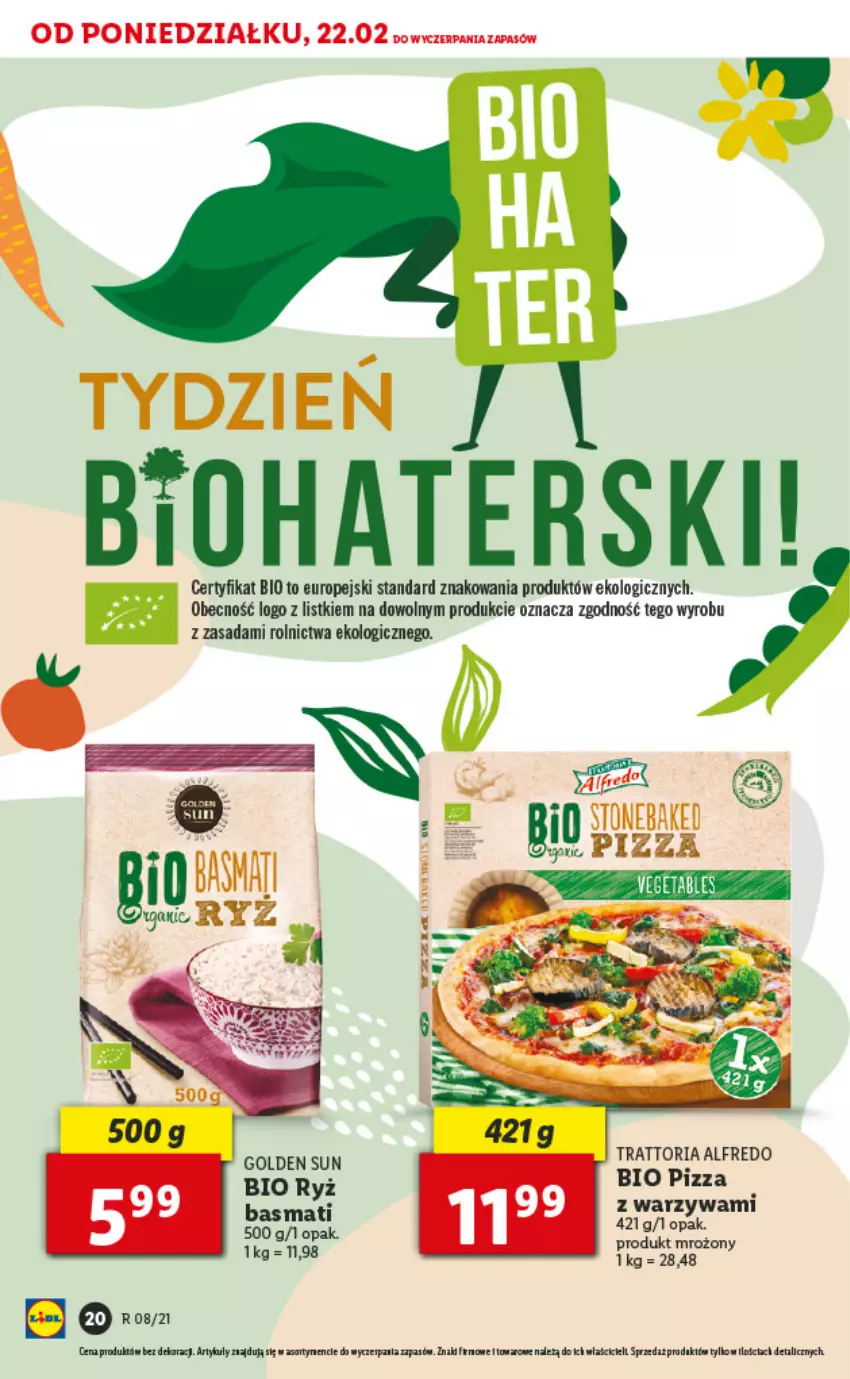 Gazetka promocyjna Lidl - GAZETKA - ważna 22.02 do 24.02.2021 - strona 20 - produkty: Pizza, Warzywa