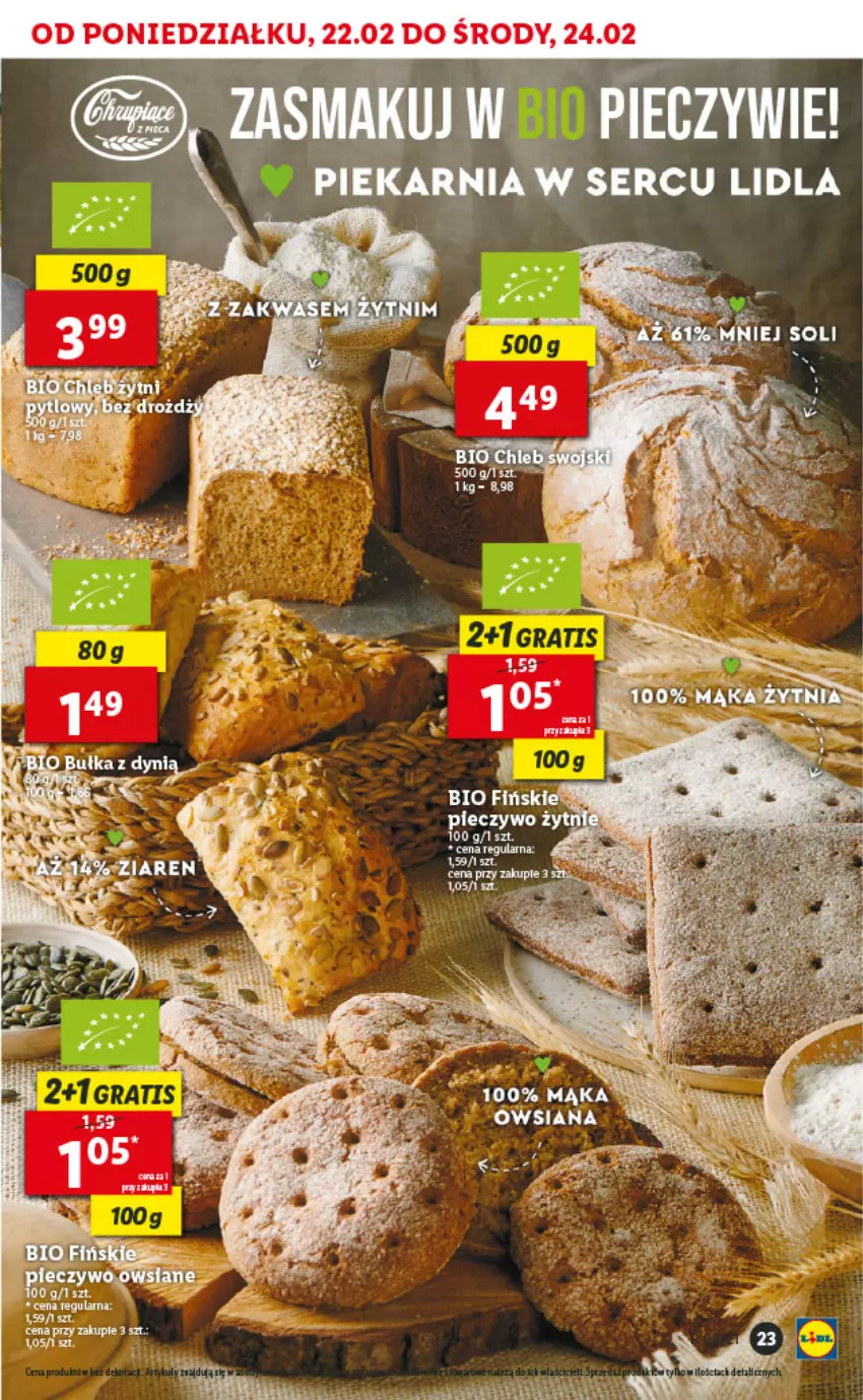 Gazetka promocyjna Lidl - GAZETKA - ważna 22.02 do 24.02.2021 - strona 23 - produkty: Piec, Pieczywo