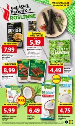 Gazetka promocyjna Lidl - GAZETKA - Gazetka - ważna od 28.08 do 28.08.2022 - strona 21 - produkty: Kurczak, Vegangurt, Sałat, Burger, Kaszanka, Kasza, Napój, Kokos, Roślinny burger