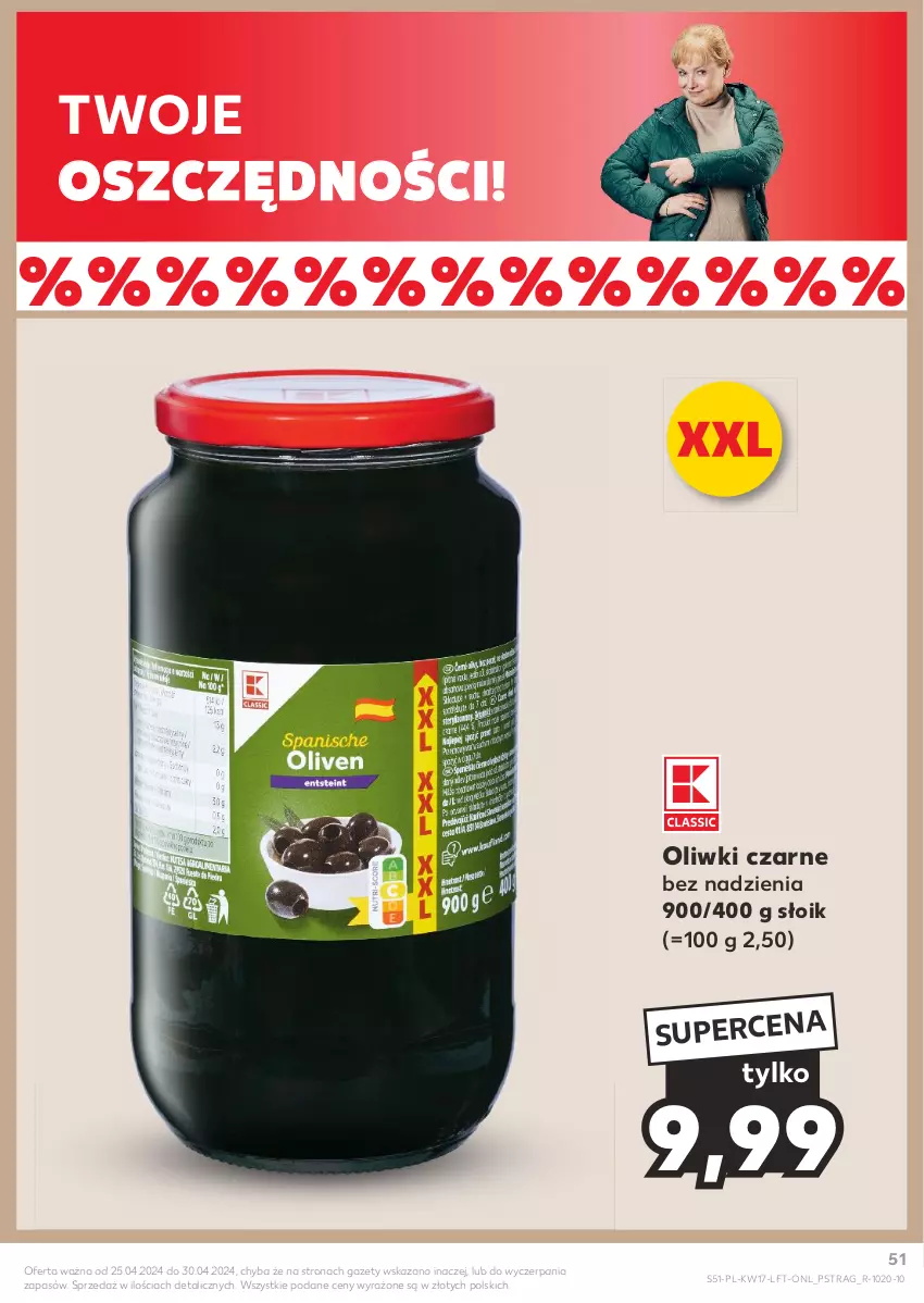 Gazetka promocyjna Kaufland - Gazetka tygodnia - ważna 25.04 do 30.04.2024 - strona 51 - produkty: Oliwki, Oliwki czarne