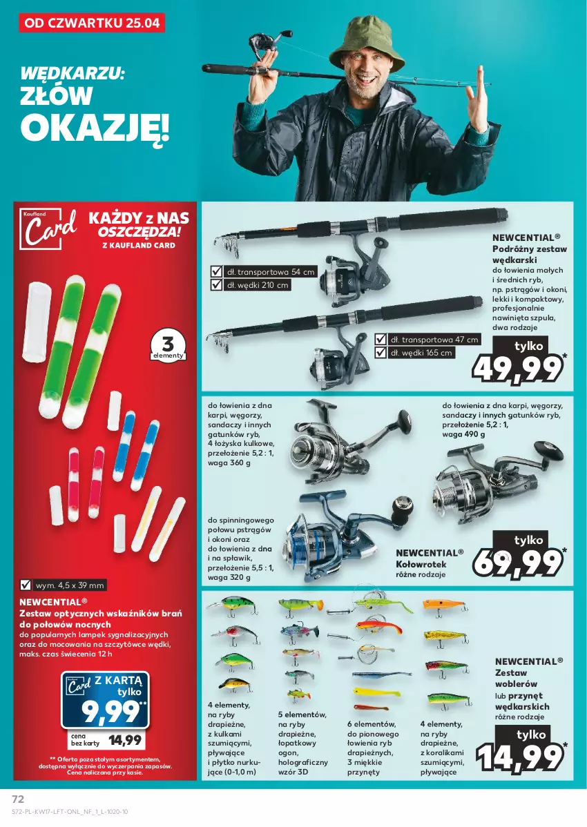 Gazetka promocyjna Kaufland - Gazetka tygodnia - ważna 25.04 do 30.04.2024 - strona 72 - produkty: Gra, Karp, Por, Pstrąg, Sandacz, Sport, Tran, Waga