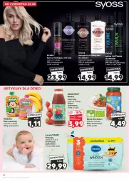 Gazetka promocyjna Kaufland - Gazetka tygodnia - Gazetka - ważna od 30.04 do 30.04.2024 - strona 62 - produkty: Mus, Pieluchy, Bobofrut, Szampon, Syoss, Danie dla dzieci, Dzieci, Odżywka, Pianka do włosów, Nektar, Lakier