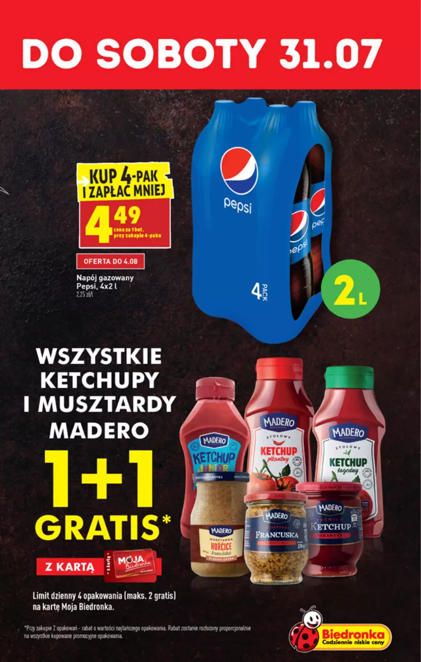 Gazetka promocyjna Biedronka - W tym tygodniu - ważna 29.07 do 04.08.2021 - strona 17 - produkty: Dron, Gra, Ketchup, Mus, Napój, Napój gazowany