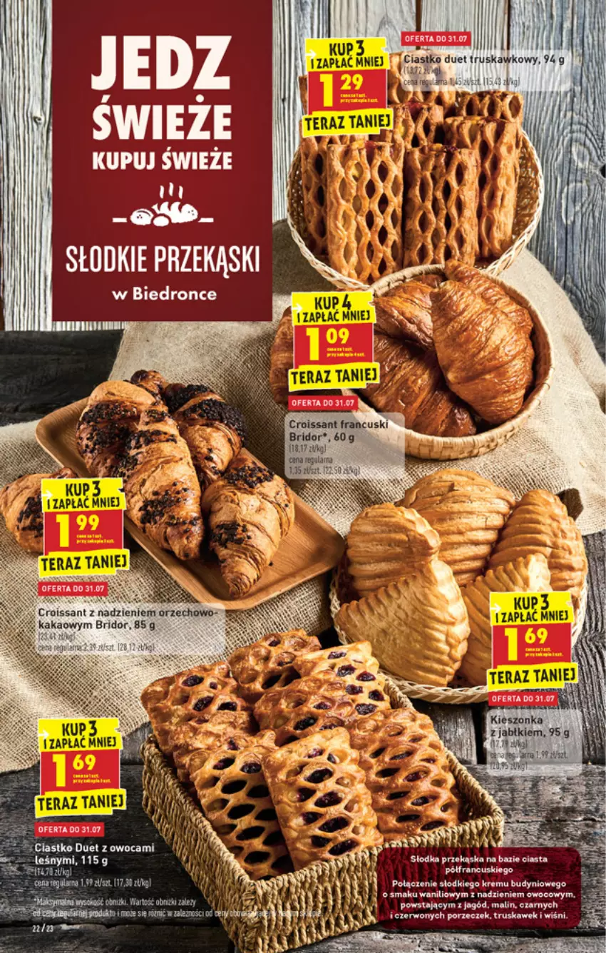 Gazetka promocyjna Biedronka - W tym tygodniu - ważna 29.07 do 04.08.2021 - strona 22 - produkty: Croissant, Dron, Kakao, Por