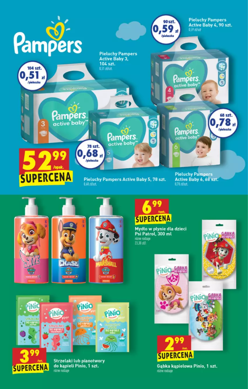 Gazetka promocyjna Biedronka - W tym tygodniu - ważna 29.07 do 04.08.2021 - strona 57 - produkty: Dzieci, LG, Mydło, Mydło w płynie, Pampers, Pieluchy, Psi Patrol