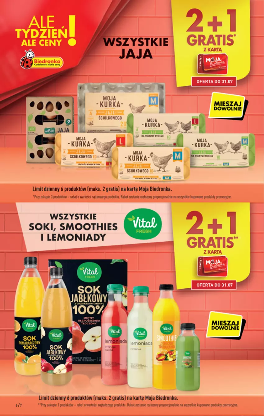 Gazetka promocyjna Biedronka - W tym tygodniu - ważna 29.07 do 04.08.2021 - strona 6 - produkty: Dron, Fa, Por, Smoothie, Sok