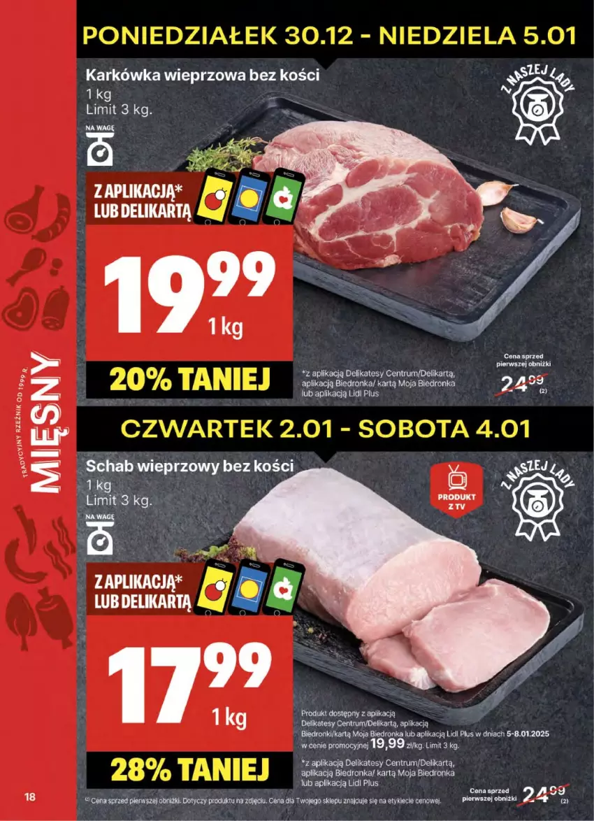 Gazetka promocyjna Delikatesy Centrum - NOWA GAZETKA Delikatesy Centrum od 2 stycznia! 2-8.01.2024 - ważna 02.01 do 08.01.2025 - strona 18 - produkty: Bosch, Dron, Karkówka wieprzowa, Rum, Schab wieprzowy