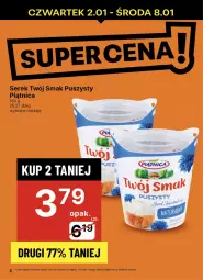 Gazetka promocyjna Delikatesy Centrum - NOWA GAZETKA Delikatesy Centrum od 2 stycznia! 2-8.01.2024 - Gazetka - ważna od 08.01 do 08.01.2025 - strona 2 - produkty: Ser, Piątnica, Serek, Twój Smak