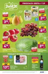 Gazetka promocyjna Aldi - Gazetka - ważna od 11.09 do 11.09.2021 - strona 3 - produkty: Szynka premium, Mięsne specjały, Tera, Szynka, Kiełki, Gruszki, Winogrona, Oliwa z oliwek, Wino, Pomidory, Fa