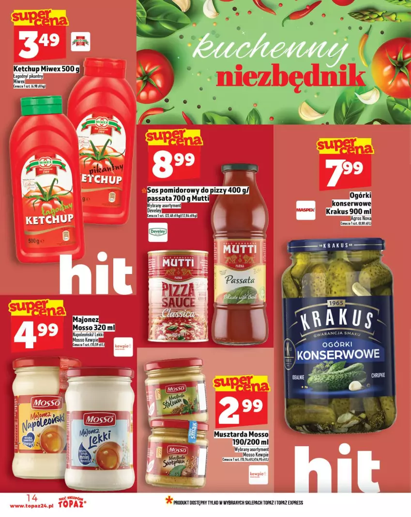 Gazetka promocyjna Topaz - Gazetka - ważna 06.11 do 12.11.2025 - strona 14 - produkty: Top