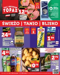 Gazetka promocyjna Topaz - Gazetka - Gazetka - ważna od 12.11 do 12.11.2025 - strona 1 - produkty: Piwa, Kawa rozpuszczalna, Top, Gra, 7up, Mirinda, Kawa, Mlekovita, Pepsi, Vita C, Jacobs, Wagi, Napój, Mleko