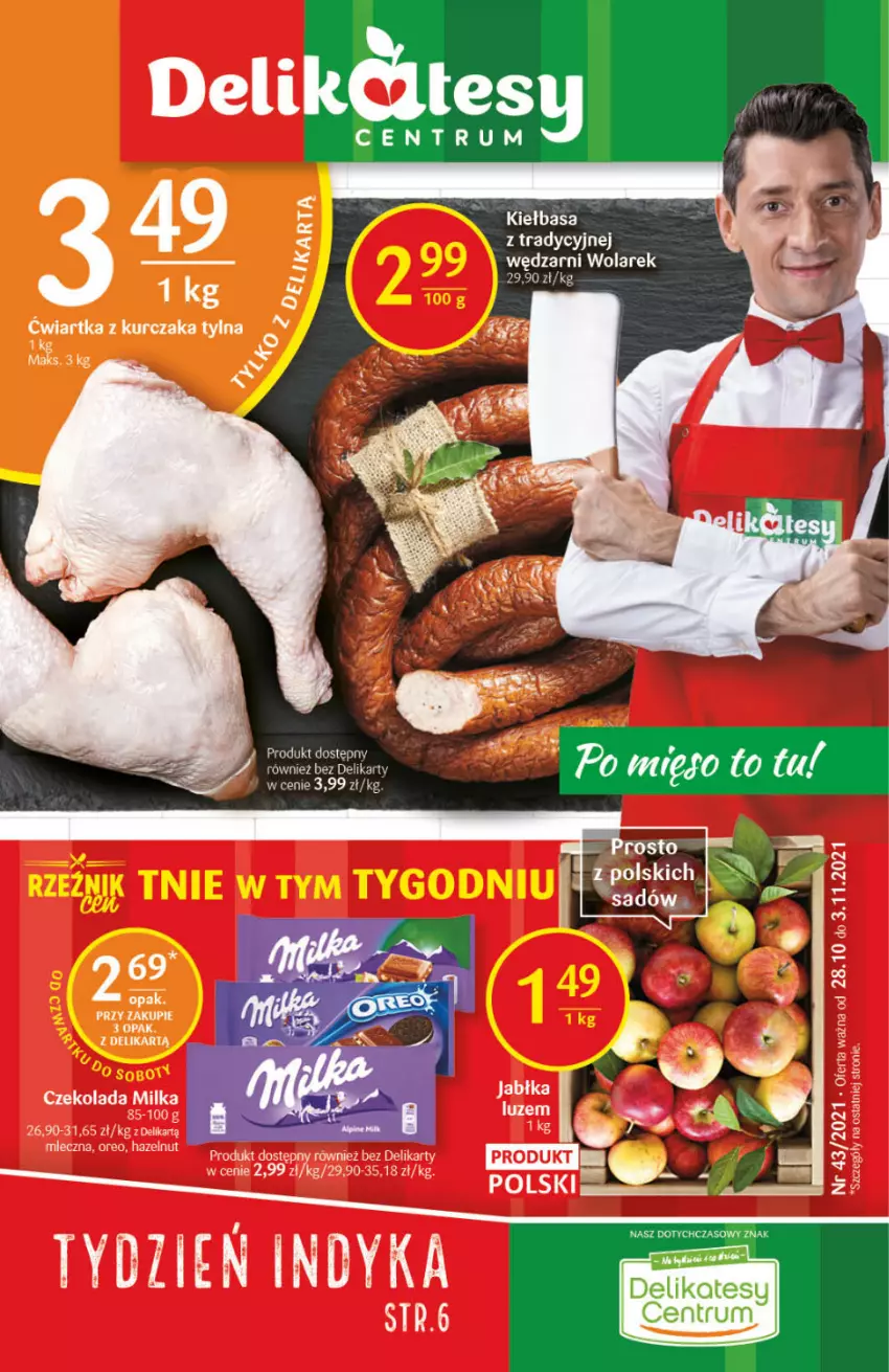 Gazetka promocyjna Delikatesy Centrum - Gazetka DC43 n. fresh - ważna 28.10 do 03.11.2021 - strona 1 - produkty: Kiełbasa, Rum