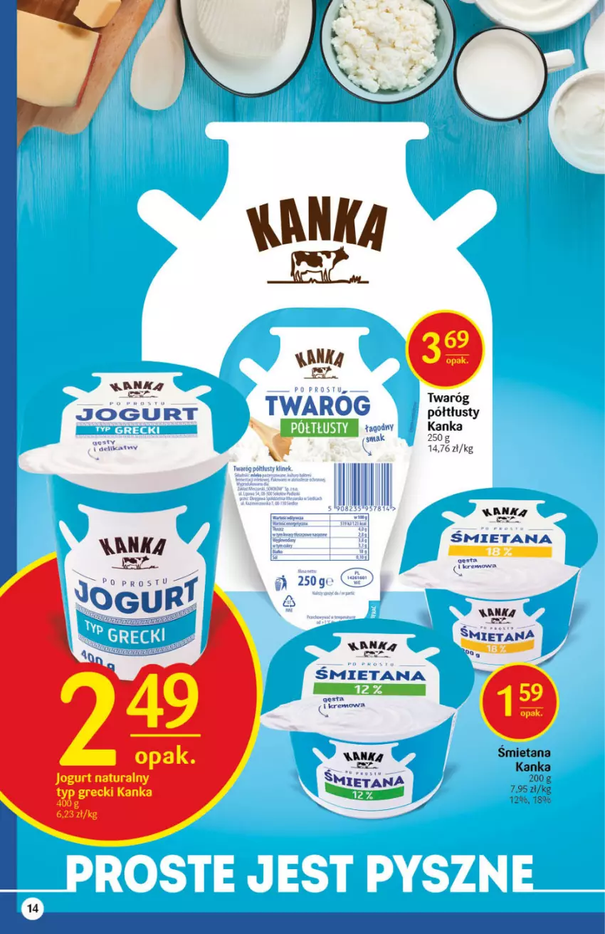 Gazetka promocyjna Delikatesy Centrum - Gazetka DC43 n. fresh - ważna 28.10 do 03.11.2021 - strona 14 - produkty: Jogurt, Twaróg, Twaróg półtłusty