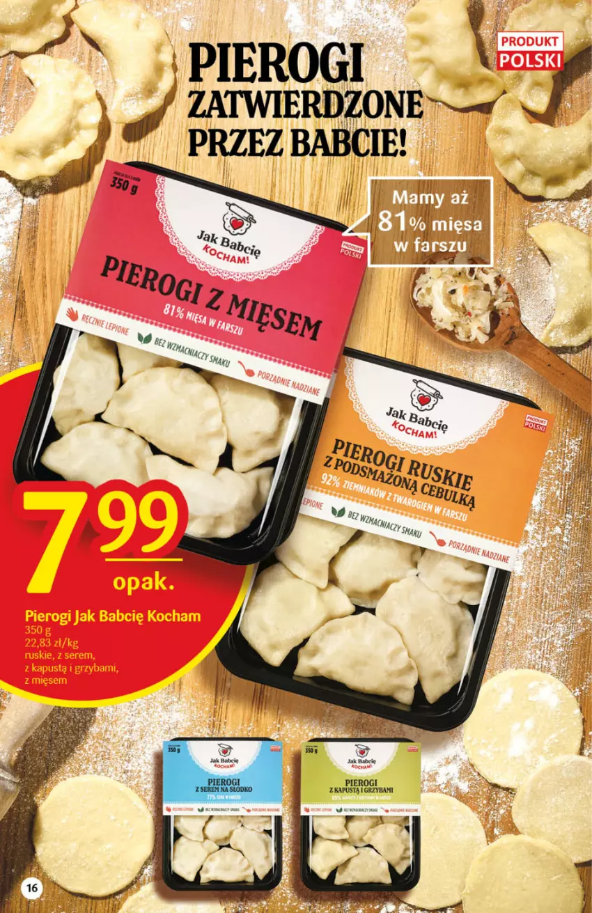 Gazetka promocyjna Delikatesy Centrum - Gazetka DC43 n. fresh - ważna 28.10 do 03.11.2021 - strona 16 - produkty: Pierogi