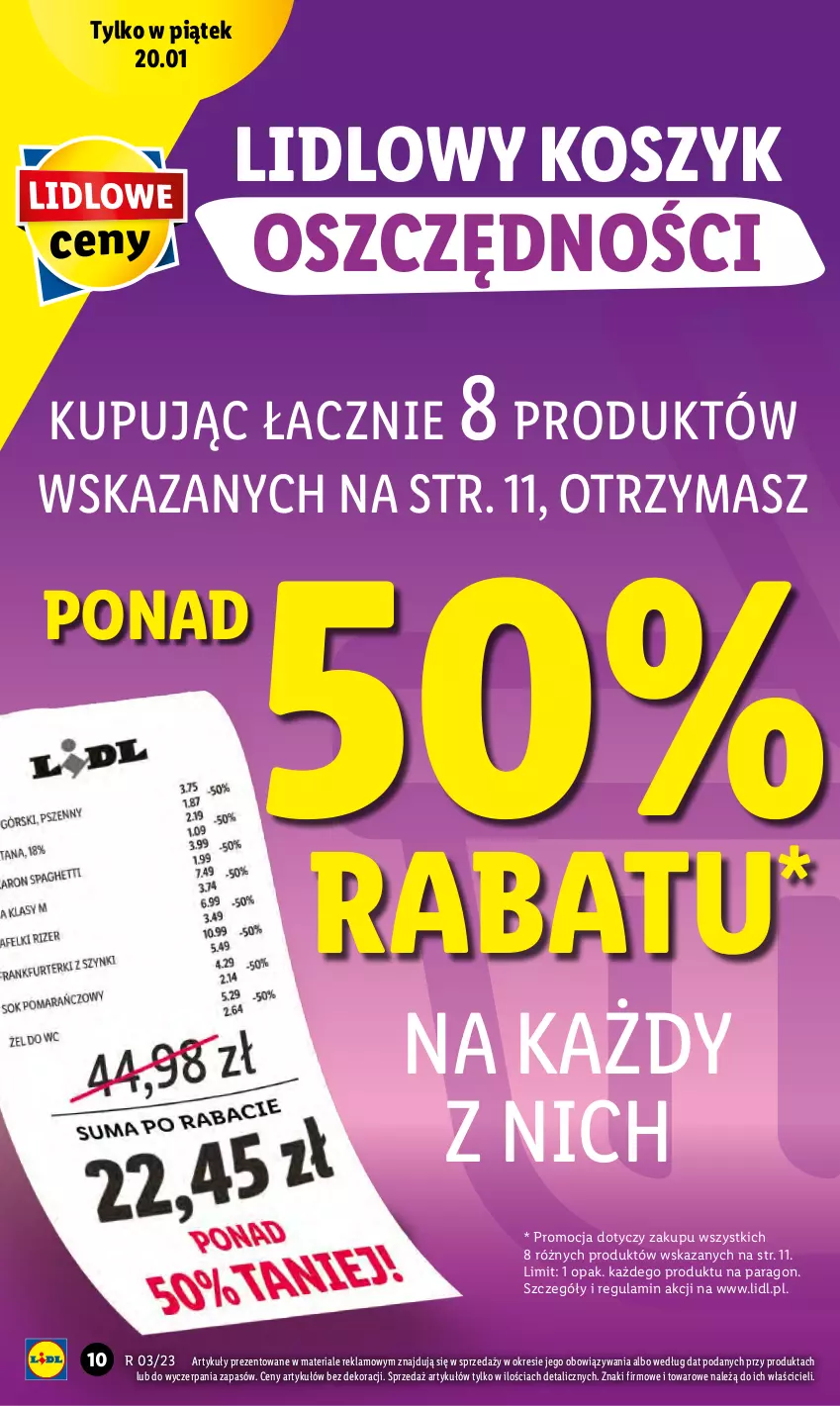 Gazetka promocyjna Lidl - GAZETKA - ważna 19.01 do 21.01.2023 - strona 10 - produkty: Kosz