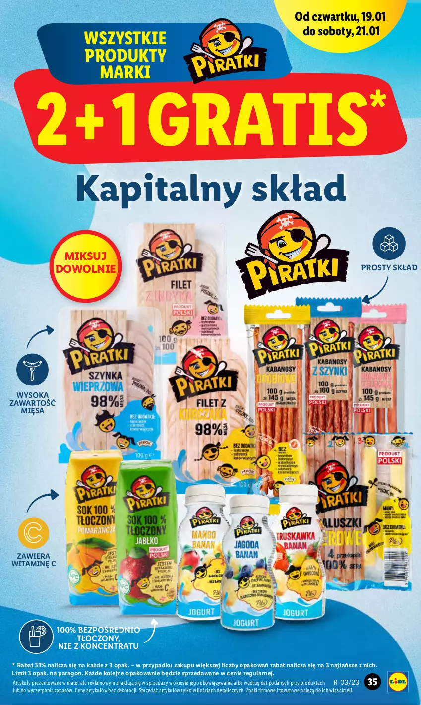 Gazetka promocyjna Lidl - GAZETKA - ważna 19.01 do 21.01.2023 - strona 39 - produkty: Gra, Olej, Sok