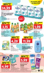 Gazetka promocyjna Lidl - GAZETKA - Gazetka - ważna od 21.01 do 21.01.2023 - strona 53 - produkty: Sok, Mus, Gra, O nas, NAN Optipro, Mleczko, Szampon, Kula do kąpieli, Dzieci, Kubuś, Nivea Baby, Woda, Nestlé, Nivea, Mleko