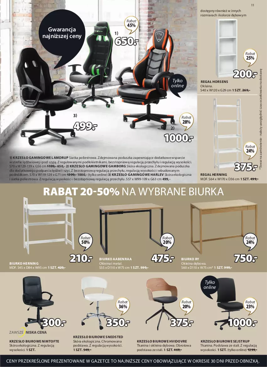 Gazetka promocyjna Jysk - Oferta tygodnia - ważna 01.02 do 07.03.2023 - strona 12 - produkty: Biurka, Biurko, Biuro, Krzesło, Poduszka, Regał, Siatka, Sok, Top