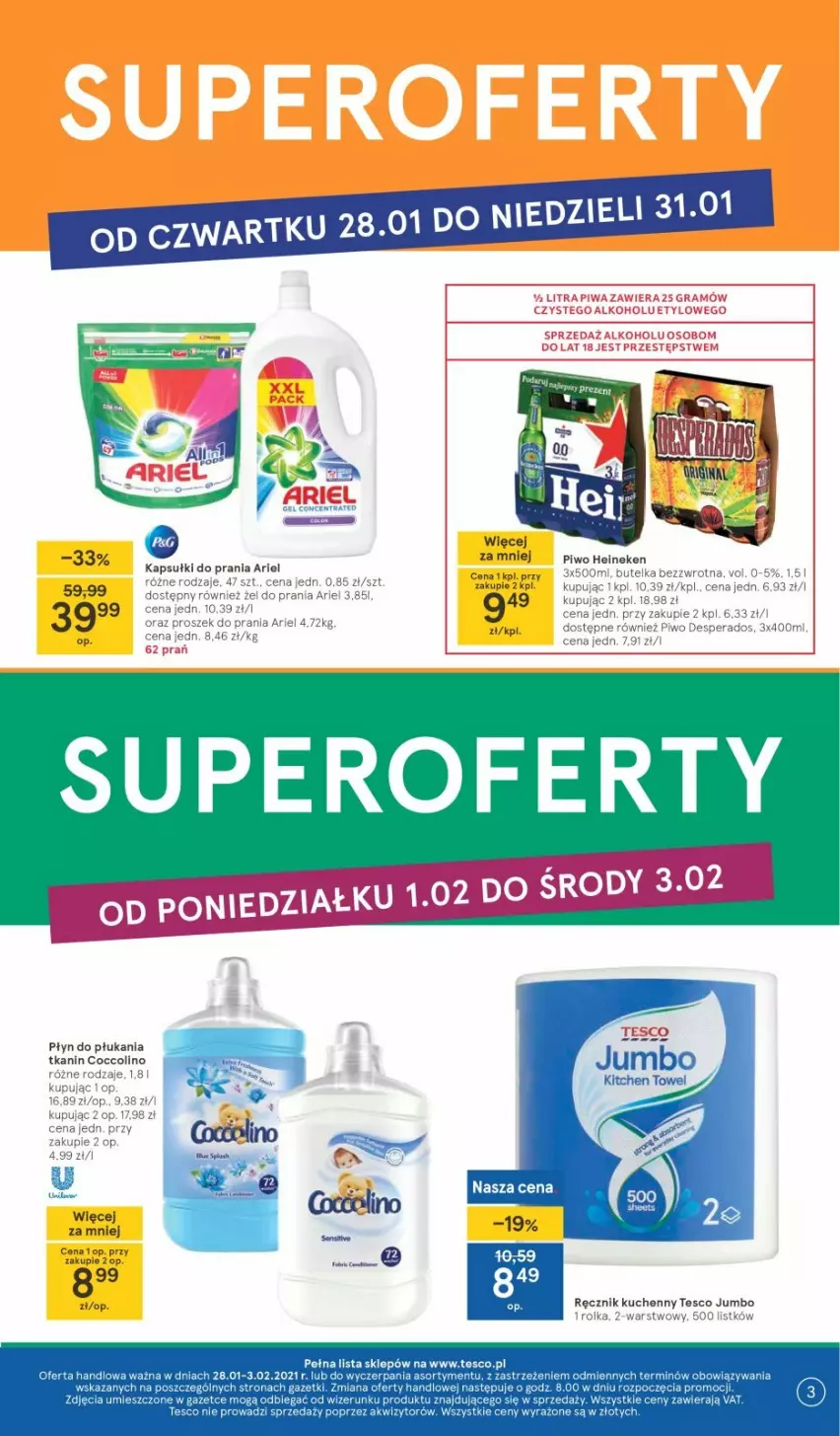 Gazetka promocyjna Tesco - Świeto kawy i herbaty - ważna 28.01 do 03.02.2021 - strona 3