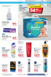 Gazetka promocyjna Makro - Najlepsze oferty - Gazetka - ważna od 17.10 do 17.10.2022 - strona 13 - produkty: Nivea Men, Elseve, Emulsja, Palmolive, Pampers, Lactacyd, Pieluchy, Dezodorant, Skyn, Pasta do zębów, Pianka do golenia, L’Oréal, Szampon, Unimil, Prezerwatyw, Blend-a-Med, Nivea