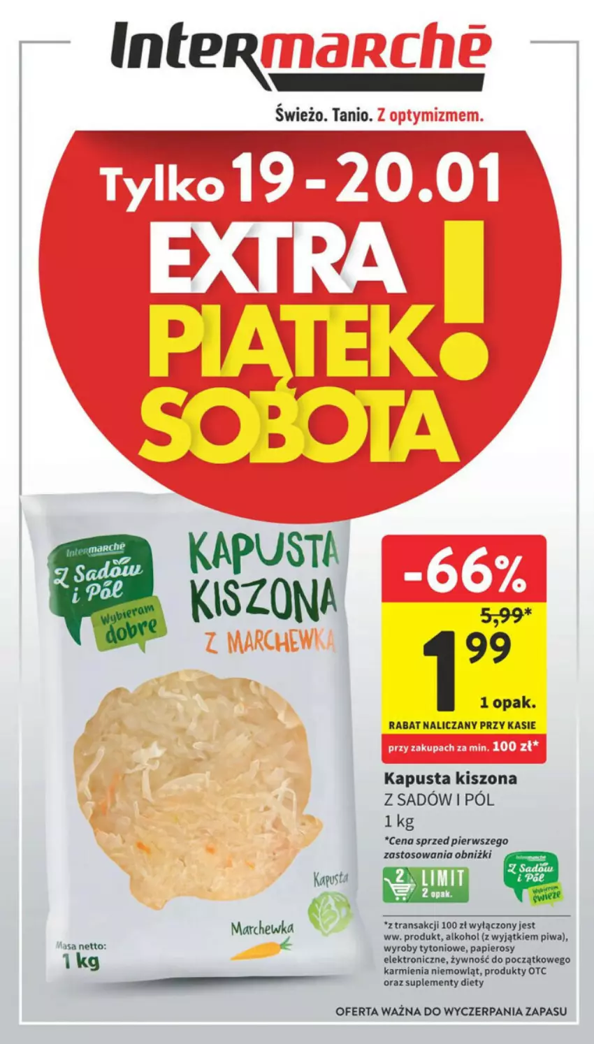 Gazetka promocyjna Intermarche - ważna 15.01 do 20.01.2024 - strona 3 - produkty: Fa, Karmi, Marchewka, Papier, Piwa, Tran