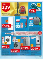 Gazetka promocyjna Auchan - Włoska kuchnia jest w cenie Hipermarkety - Gazetka - ważna od 11.05 do 11.05.2022 - strona 43 - produkty: Chłodziarka, Odkurzacz, Pralka, Ubrania, Top, Por, Gra, Beko, Kosz, Zamrażarka, Odkurzacz bezprzewodowy, Tefal, Wełna, Robot, Sport, IRobot, Samsung, Roomba, Grunt, Akumulator, Fa