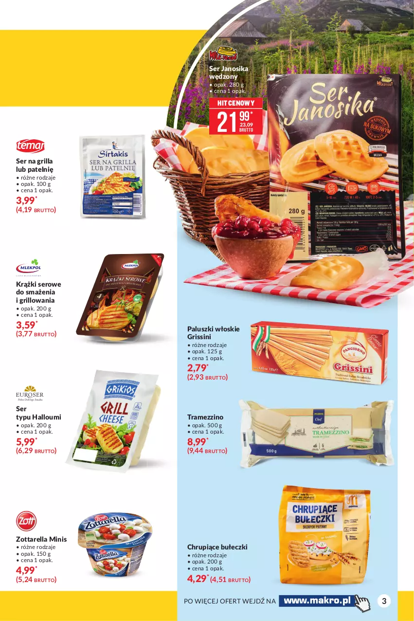 Gazetka promocyjna Makro - [Oferta specjalna] Letni relaks - ważna 13.07 do 26.07.2021 - strona 3 - produkty: Bułeczki, Grill, Grissini, Ser, Zott, Zottarella