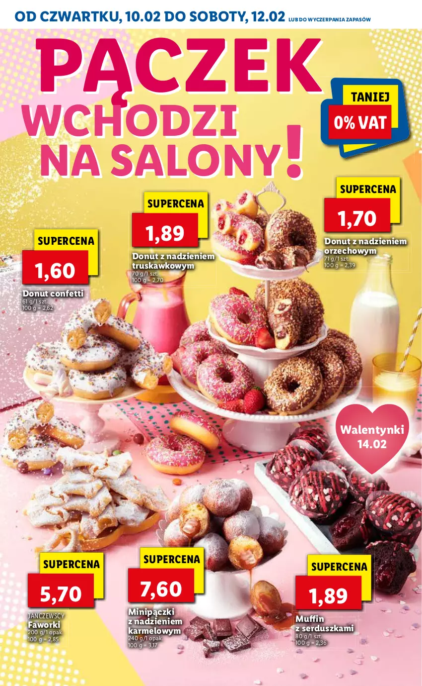 Gazetka promocyjna Lidl - GAZETKA - ważna 10.02 do 12.02.2022 - strona 11 - produkty: Donut, Ser