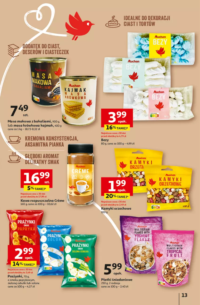 Gazetka promocyjna Auchan - Gazetka Pewność Niskich Cen Hipermarket Auchan - ważna 05.09 do 11.09.2024 - strona 15 - produkty: Aksam, Danio, Gra, Kawa, Kawa rozpuszczalna, Masa krówkowa, Tropical