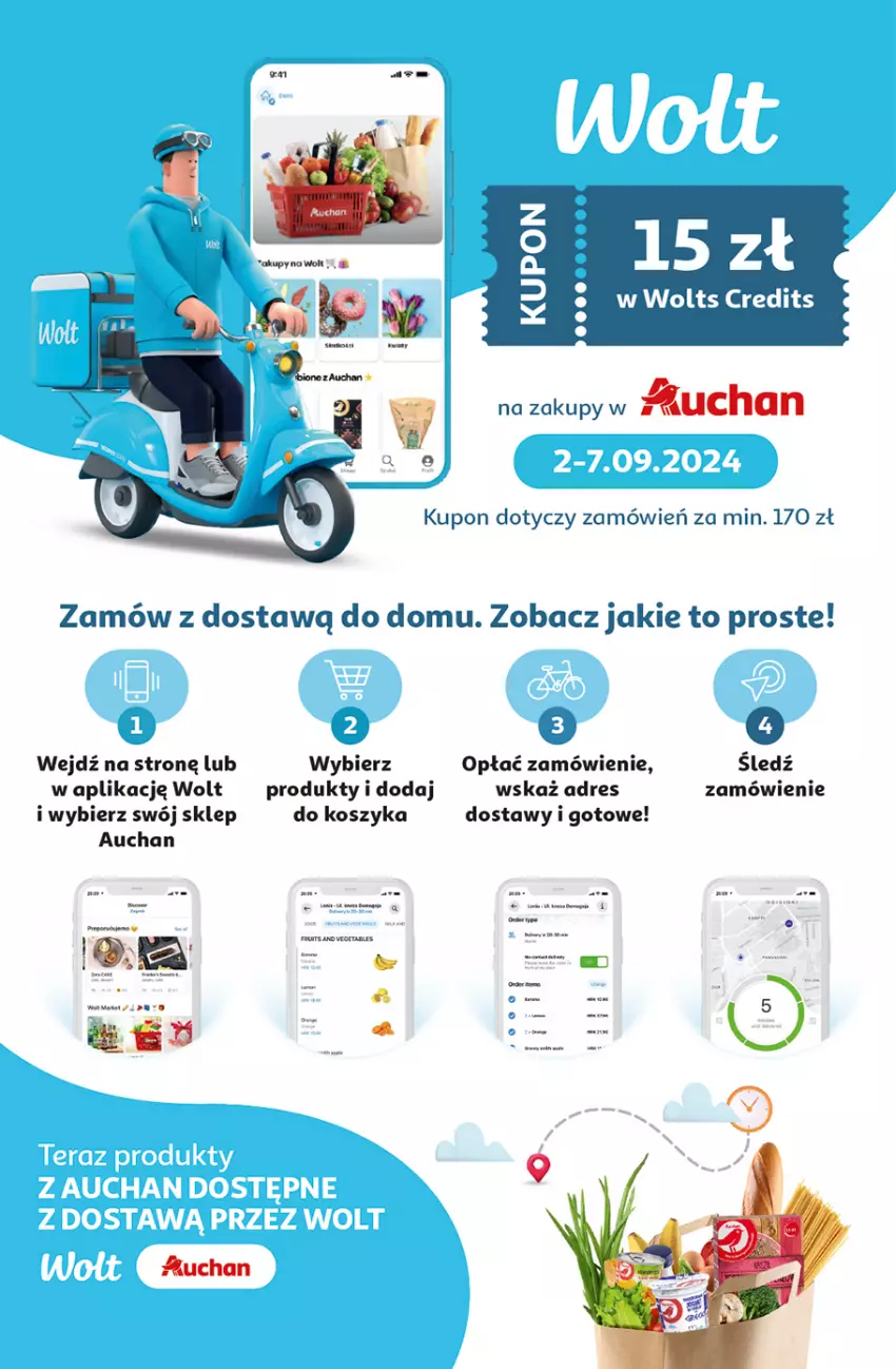 Gazetka promocyjna Auchan - Gazetka Pewność Niskich Cen Hipermarket Auchan - ważna 05.09 do 11.09.2024 - strona 47 - produkty: Dres, Kosz