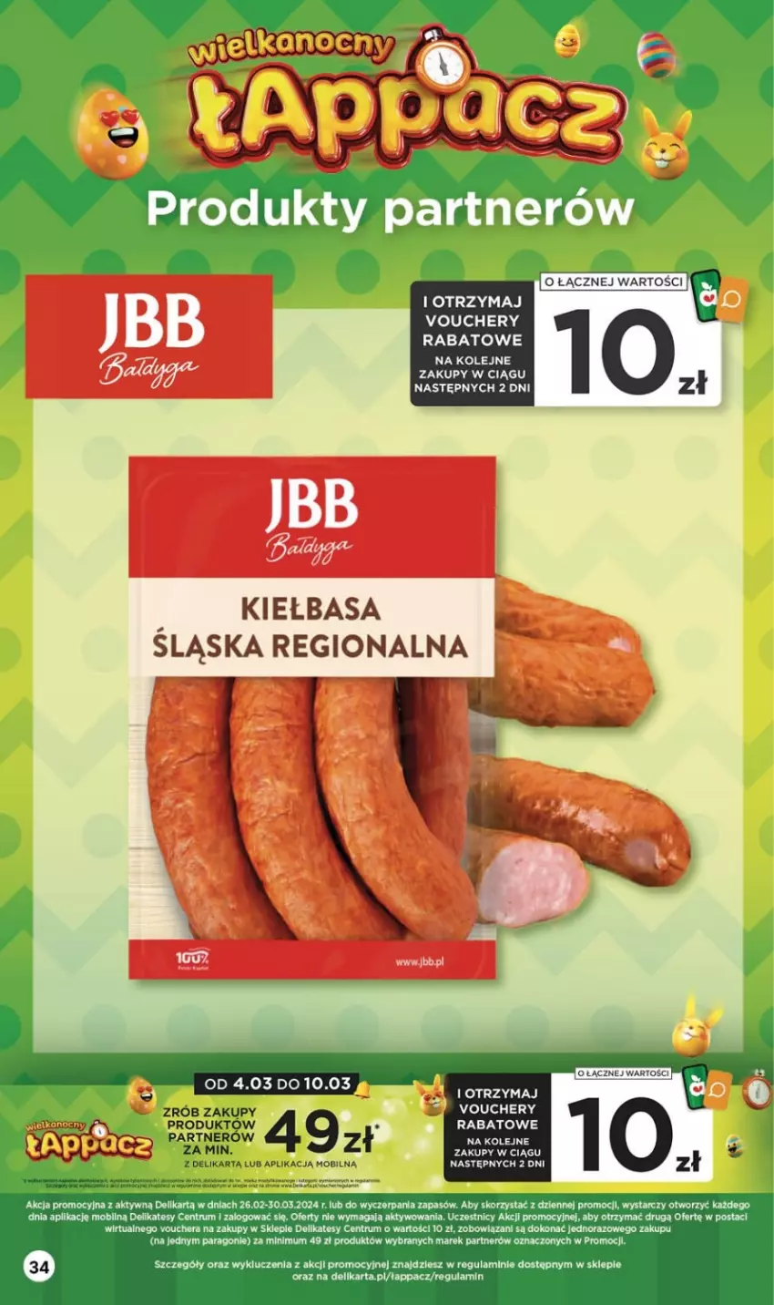 Gazetka promocyjna Delikatesy Centrum - NOWA GAZETKA Delikatesy Centrum od 7 marca! 7-13.03.2024 - ważna 07.03 do 13.03.2024 - strona 34 - produkty: Dell, Kiełbasa, Kiełbasa śląska, Mobil, Olej, Rum